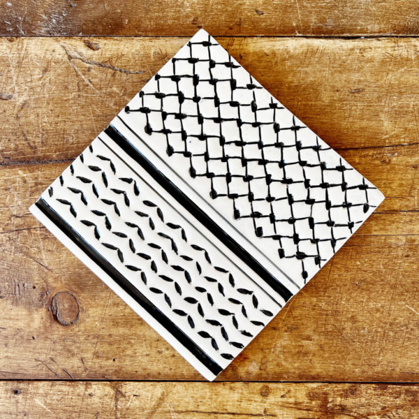 trivet kuffiyeh black #5